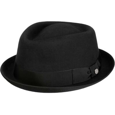 Lierys Chapeau Diamond Crown Pork Pie Femme/Homme pour Homme Chapeaux de Feutre Femme avec Ruban Gros Grain, Passepoil Printemps-ete Printemps Ete Automne Hiver L (58-59 cm) Noir - Publicité Lierys Chapeau Diamond Crown Pork Pie Femme/Homme pour Homme Chapeaux de Feutre Femme avec Ruban Gros Grain, Passepoil Printemps-ete Printemps Ete Automne Hiver L (58-59 cm) Noir - Publicité