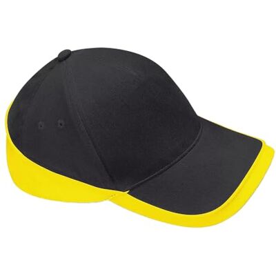 Beechfield Casquette Teamwear Competition (Taille Unique) (Noir/Jaune) - Publicité Beechfield Casquette Teamwear Competition (Taille Unique) (Noir/Jaune) - Publicité