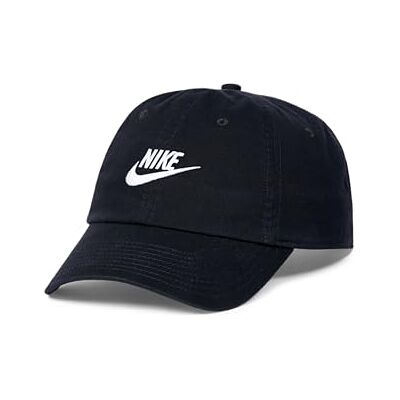 Nike Headwear U NK Club Cap U CB FUT WSH L, Black/White, , M/L - Publicité Nike Headwear U NK Club Cap U CB FUT WSH L, Black/White, , M/L - Publicité