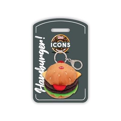 Trudi Hamburger Porte-clés Peluche, idée Cadeau, Gadget Touristique 6,5x7x6,5cm Taille XXS Icons modèle 68809 - Publicité Trudi Hamburger Porte-clés Peluche, idée Cadeau, Gadget Touristique 6,5x7x6,5cm Taille XXS Icons modèle 68809 - Publicité