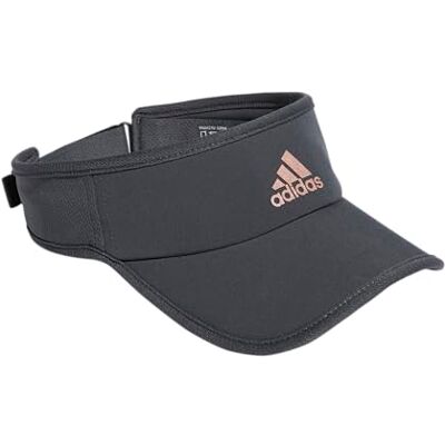 Adidas Women's Superlite Performance Visor, Grey Six/Rose Gold, One Size - Publicité Adidas Women's Superlite Performance Visor, Grey Six/Rose Gold, One Size - Publicité