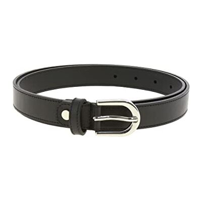 FASHIONGEN Ceinture pour femme en Cuir Italien, fabriqué en France, LUNA Noir, 95 - Publicité FASHIONGEN Ceinture pour femme en Cuir Italien, fabriqué en France, LUNA Noir, 95 - Publicité