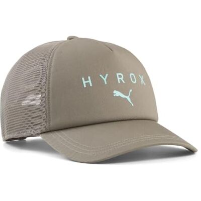 Puma x Hyrox Trucker Cap Mouse Gray Taupe - Publicité Puma x Hyrox Trucker Cap Mouse Gray Taupe - Publicité