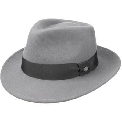 Lierys Chapeau City en Feutre Laine Femme/Homme pour Homme de mafieux Bogart avec Ruban Gros Grain Printemps-ete Printemps Ete Automne Hiver S (54-55 cm) Gris - Publicité Lierys Chapeau City en Feutre Laine Femme/Homme pour Homme de mafieux Bogart avec Ruban Gros Grain Printemps-ete Printemps Ete Automne Hiver S (54-55 cm) Gris - Publicité