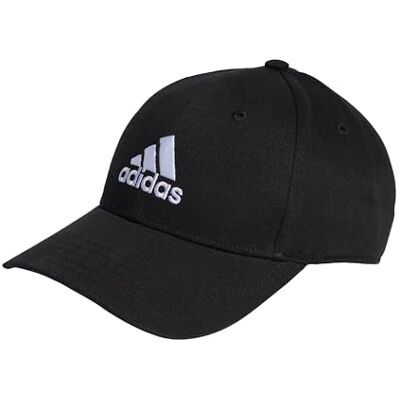 Adidas Mixte Cotton Twill Baseball Cap, Black / White, M - Publicité Adidas Mixte Cotton Twill Baseball Cap, Black / White, M - Publicité