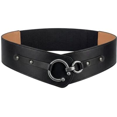 BlackButterfly Vintage Réglable Boucle Élastique Taille Ceinture (Noir, S) - Publicité BlackButterfly Vintage Réglable Boucle Élastique Taille Ceinture (Noir, S) - Publicité