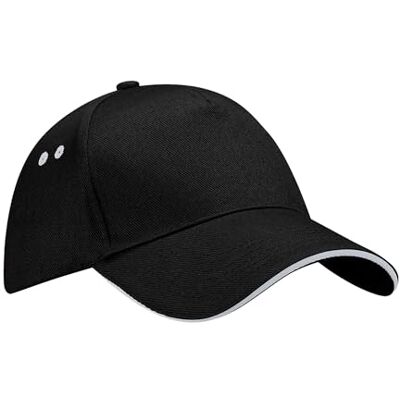 Beechfield Casquette Ultimate Adulte (Taille Unique) (Noir/Gris Clair) - Publicité Beechfield Casquette Ultimate Adulte (Taille Unique) (Noir/Gris Clair) - Publicité