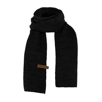 Knit Factory Écharpe Tricotée Jazz Foulard tricoté Châle femme et homme Écharpe pour l'automne et hiver Chauffe-cou Noir 30% laine et 70% acrylique 200x30 cm - Publicité Knit Factory Écharpe Tricotée Jazz Foulard tricoté Châle femme et homme Écharpe pour l'automne et hiver Chauffe-cou Noir 30% laine et 70% acrylique 200x30 cm - Publicité