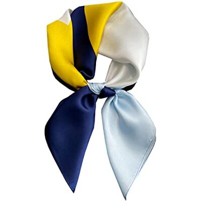 Ecroon Femme Foulard Soie Ressentir Carré Foulards Satin de soie Mouchoir Echarpe - Publicité Ecroon Femme Foulard Soie Ressentir Carré Foulards Satin de soie Mouchoir Echarpe - Publicité