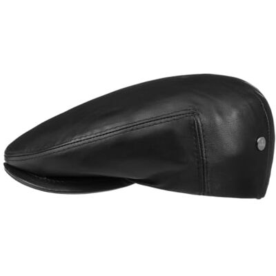 Lierys Casquette Plate en Cuir Napa Fabrique en Italie Homme Toutes Saisons - Publicité Lierys Casquette Plate en Cuir Napa Fabrique en Italie Homme Toutes Saisons - Publicité