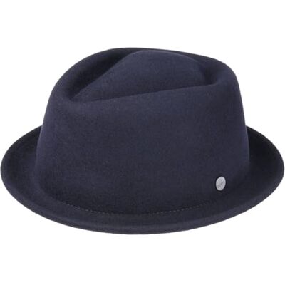 Lierys Chapeau Pork Pie Blank Femme/Homme de Musicien Feutre pour Homme Hiver Automne Ete Printemps Printemps-ete M (56-57 cm) Bleu - Publicité Lierys Chapeau Pork Pie Blank Femme/Homme de Musicien Feutre pour Homme Hiver Automne Ete Printemps Printemps-ete M (56-57 cm) Bleu - Publicité