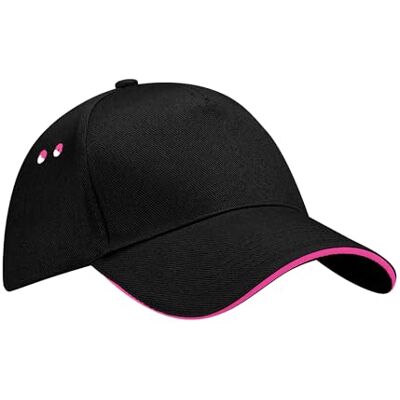 Beechfield Casquette Ultimate Adulte (Taille Unique) (Noir/Fuchsia) - Publicité Beechfield Casquette Ultimate Adulte (Taille Unique) (Noir/Fuchsia) - Publicité