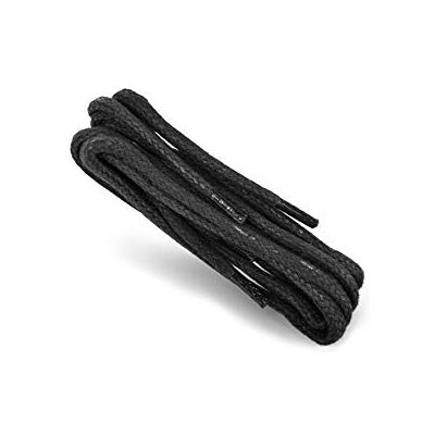 Kaps Lacets cirés épais de, lacets 100% coton naturel avec finition en cire, quatre longueurs 60 cm 120 cm, fabriqués en Europe (90 cm 36 pouces 5 à 6 paires d'oeillets / 91 Noir) - Publicité Kaps Lacets cirés épais de, lacets 100% coton naturel avec finition en cire, quatre longueurs 60 cm 120 cm, fabriqués en Europe (90 cm 36 pouces 5 à 6 paires d'oeillets / 91 Noir) - Publicité