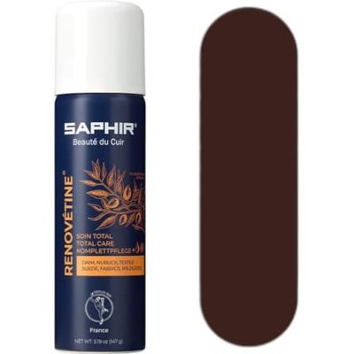 SAPHIR Rénovétine Aérosol (200 ml MARRON MOYEN 37) - Publicité SAPHIR Rénovétine Aérosol (200 ml MARRON MOYEN 37) - Publicité