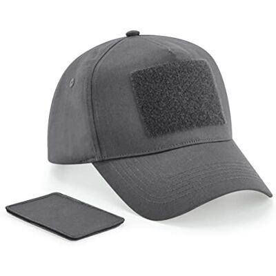 Beechfield Casquette Marque Modèle Removable Patch 5 Panel Cap - Publicité Beechfield Casquette Marque Modèle Removable Patch 5 Panel Cap - Publicité