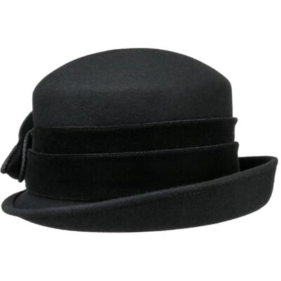 Lierys Chapeau Cloche Veljesa Wool Femme Made in Italy de Feutre en Laine Hiver Automne-Hiver Taille Unique Noir - Publicité Lierys Chapeau Cloche Veljesa Wool Femme Made in Italy de Feutre en Laine Hiver Automne-Hiver Taille Unique Noir - Publicité