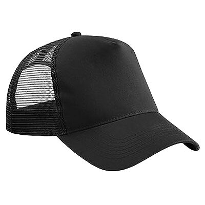 Beechfield Junior Snapback Trucker Black/Black One Size - Publicité Beechfield Junior Snapback Trucker Black/Black One Size - Publicité