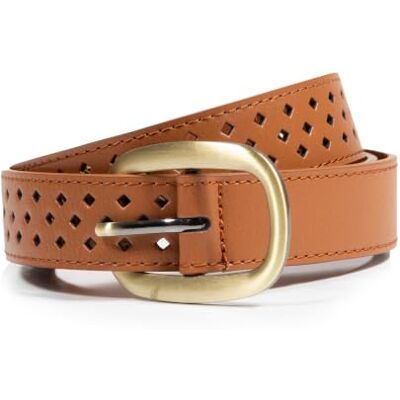 Isotoner Ceinture Femme ajourée ajourée Design ajouré élégant en croûte de cuir pour sublimer toutes vos tenues. Publicité Isotoner Ceinture Femme ajourée ajourée Design ajouré élégant en croûte de cuir pour sublimer toutes vos tenues. Publicité