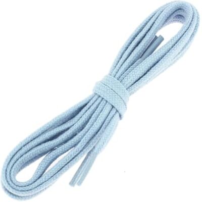 Les Lacets Français. Lacets plats et fins. 5mm, Coton. Bleu ciel. FABRIQUE EN FRANCE - Publicité Les Lacets Français. Lacets plats et fins. 5mm, Coton. Bleu ciel. FABRIQUE EN FRANCE - Publicité