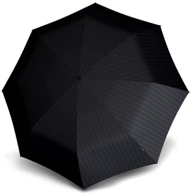 Knirps parapluie S.570 Large Automatic Men's Prints Stripe noir multicolore - Publicité Knirps parapluie S.570 Large Automatic Men's Prints Stripe noir multicolore - Publicité