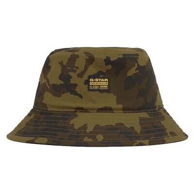 G-STAR 8721136008785 Originals Bucket Hat, Multicolore (Olive foncé Camouflage forêt -D553-H518), M - Publicité G-STAR 8721136008785 Originals Bucket Hat, Multicolore (Olive foncé Camouflage forêt -D553-H518), M - Publicité