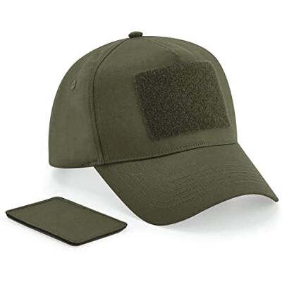 Beechfield Casquette Marque Modèle Removable Patch 5 Panel Cap - Publicité Beechfield Casquette Marque Modèle Removable Patch 5 Panel Cap - Publicité