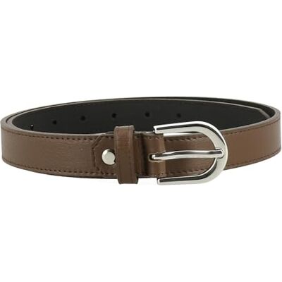 FASHIONGEN Ceinture pour femme en Cuir Italien, fabriqué en France, LUNA Marron, 100 - Publicité FASHIONGEN Ceinture pour femme en Cuir Italien, fabriqué en France, LUNA Marron, 100 - Publicité