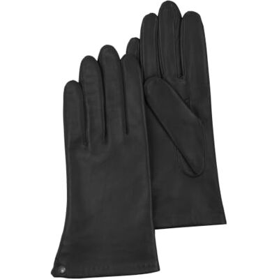 Isotoner Gants Femme cuir agneau doublé soie Doublure soie thermorégulatrice; cuir pleine fleur haut de gamme - Publicité Isotoner Gants Femme cuir agneau doublé soie Doublure soie thermorégulatrice; cuir pleine fleur haut de gamme - Publicité
