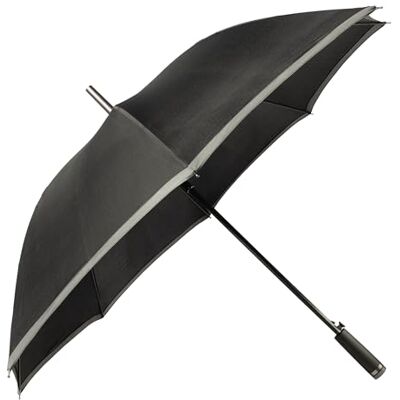 BOSS Hugo Parapluie de Ville Gear Black Parapluie Extra-Robuste avec Protection Anti-Rouille et Anti-érafflure - Publicité BOSS Hugo Parapluie de Ville Gear Black Parapluie Extra-Robuste avec Protection Anti-Rouille et Anti-érafflure - Publicité