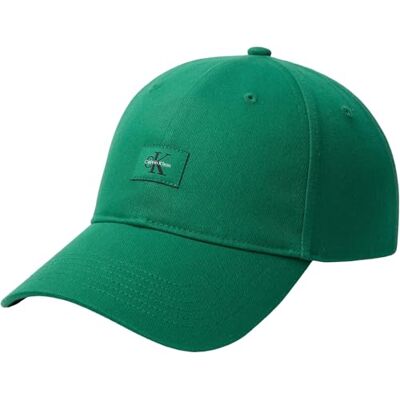 Calvin Klein Men'sMonologo Casquette tissée BB Patch Cap, Vert, Taille Unique - Publicité Calvin Klein Men'sMonologo Casquette tissée BB Patch Cap, Vert, Taille Unique - Publicité