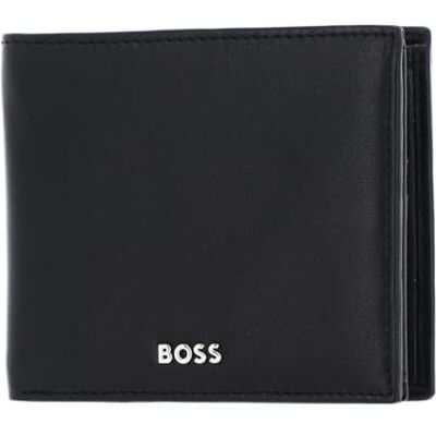 HUGO BOSS Portefeuille classique lisse noir, Noir - Publicité HUGO BOSS Portefeuille classique lisse noir, Noir - Publicité