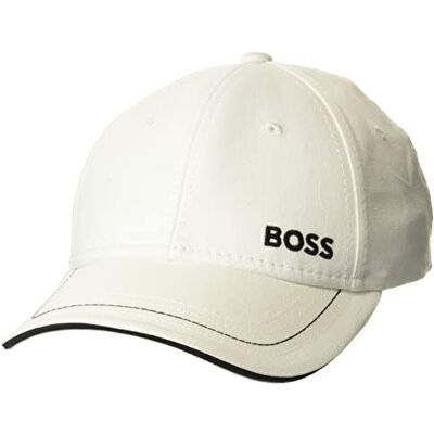 Boss Bold Logo Twill Cap Casquette de Baseball, Blanc éclatant, Taille Unique Homme - Publicité Boss Bold Logo Twill Cap Casquette de Baseball, Blanc éclatant, Taille Unique Homme - Publicité