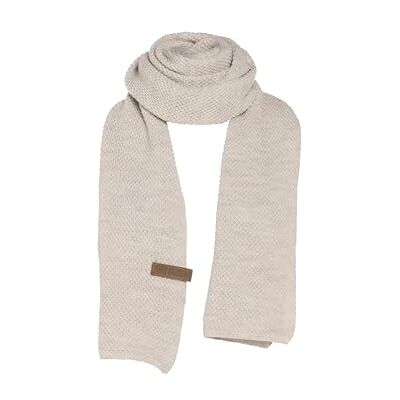 Knit Factory Écharpe Tricotée Jazz Foulard tricoté Châle femme et homme Écharpe pour l'automne et hiver Chauffe-cou Beige 30% laine et 70% acrylique 200x30 cm - Publicité Knit Factory Écharpe Tricotée Jazz Foulard tricoté Châle femme et homme Écharpe pour l'automne et hiver Chauffe-cou Beige 30% laine et 70% acrylique 200x30 cm - Publicité