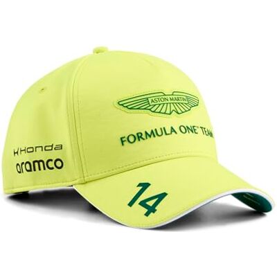 Puma Aston Martin F1 2026 Casquette Team Alonso – Lime – Taille Unique - Publicité Puma Aston Martin F1 2026 Casquette Team Alonso – Lime – Taille Unique - Publicité