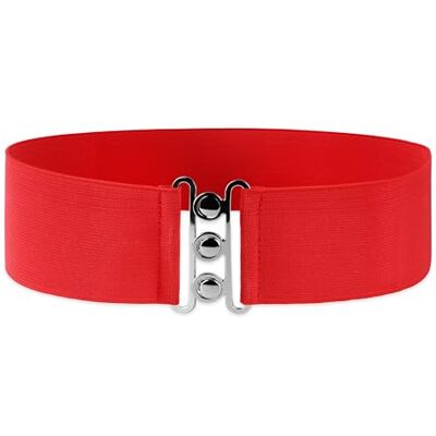 BlackButterfly Ceinture Élastique 3 Pouces Large (Rouge, M) - Publicité BlackButterfly Ceinture Élastique 3 Pouces Large (Rouge, M) - Publicité