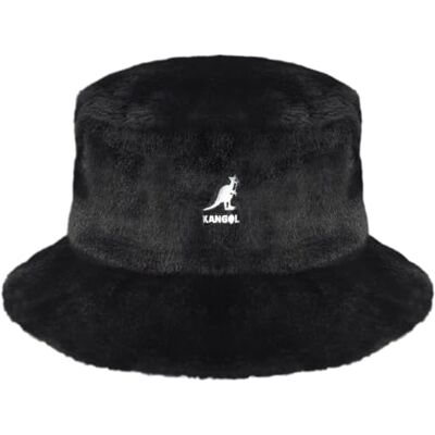 Kangol Chapeau en Tissu Faux Fur Check Bucket Femme/Homme pour Femme avec Doublure Hiver Automne-Hiver - Publicité Kangol Chapeau en Tissu Faux Fur Check Bucket Femme/Homme pour Femme avec Doublure Hiver Automne-Hiver - Publicité