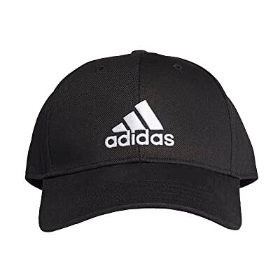 Adidas Mixte COTTON BASEBALL CAP, Black / Black / White, M - Publicité Adidas Mixte COTTON BASEBALL CAP, Black / Black / White, M - Publicité