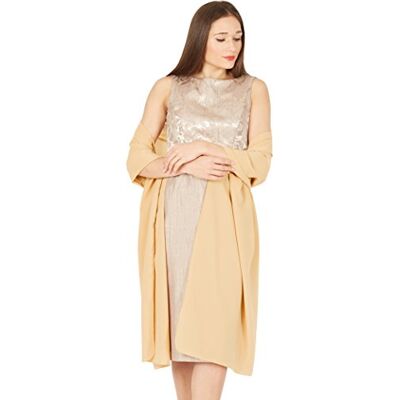 BlackButterfly Etole Châle Wrap En Mousseline De Soie Pour Mariage, Bal De Promo, Soirée (Or, Taille unique) - Publicité BlackButterfly Etole Châle Wrap En Mousseline De Soie Pour Mariage, Bal De Promo, Soirée (Or, Taille unique) - Publicité