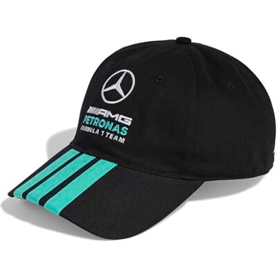 Adidas Mixte Mercedes -Amg Petronas Formula 1 Team DNA 3 Stripes Cap, Black, L-XL - Publicité Adidas Mixte Mercedes -Amg Petronas Formula 1 Team DNA 3 Stripes Cap, Black, L-XL - Publicité