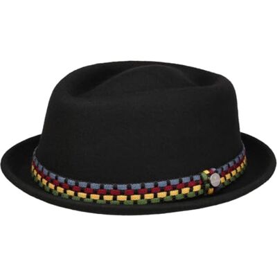 Lierys CHAPEAUSHOP Pork Pie Chapeau de Feutre avec Bande en Tissu Fabrique en Italie Homme Automne Hiver - Publicité Lierys CHAPEAUSHOP Pork Pie Chapeau de Feutre avec Bande en Tissu Fabrique en Italie Homme Automne Hiver - Publicité