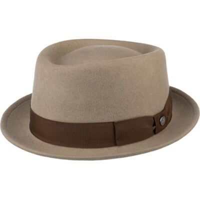 Lierys CHAPEAUSHOP Crushable Pork Pie Chapeau Fabrique en Italie Unisexe Automne Hiver - Publicité Lierys CHAPEAUSHOP Crushable Pork Pie Chapeau Fabrique en Italie Unisexe Automne Hiver - Publicité