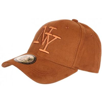 Hip Hop Honour Casquette NY Daim Marron Classe et Tendance Visiere Baseball Utchy Taille Unique Marron - Publicité Hip Hop Honour Casquette NY Daim Marron Classe et Tendance Visiere Baseball Utchy Taille Unique Marron - Publicité
