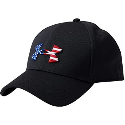 Under Armour Men's Freedom Blitzing Hat, Black (001)/Red, X-Large/XX-Large - Publicité Under Armour Men's Freedom Blitzing Hat, Black (001)/Red, X-Large/XX-Large - Publicité