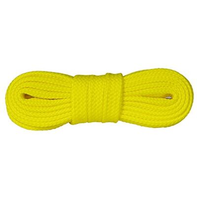 Kaps Sneakers Laces, lacets durables de qualité pour chaussures de sport, fabriqués en Europe, 1 paire, plusieurs couleurs et longueurs (140 cm 55 inch 8 à 10 paires d'oeillets/Jaune) - Publicité Kaps Sneakers Laces, lacets durables de qualité pour chaussures de sport, fabriqués en Europe, 1 paire, plusieurs couleurs et longueurs (140 cm 55 inch 8 à 10 paires d'oeillets/Jaune) - Publicité