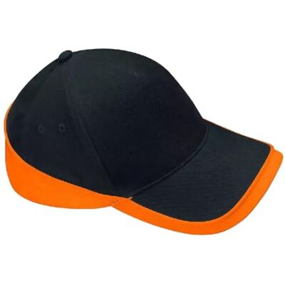 Beechfield Casquette Teamwear Competition (Taille Unique) (Noir/Orange) - Publicité Beechfield Casquette Teamwear Competition (Taille Unique) (Noir/Orange) - Publicité