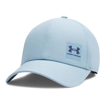Under Armour Iso-Chill ArmourVent Chapeau réglable pour Homme, (418) Bleu fumé//Bleu Marine délavé, Taille Unique - Publicité Under Armour Iso-Chill ArmourVent Chapeau réglable pour Homme, (418) Bleu fumé//Bleu Marine délavé, Taille Unique - Publicité
