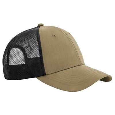 Beechfield Casquette sable du désert et noire – Chapeau de soleil, casquettes de baseball hommes et femmes, chapeaux de golf, chapeaux de course, chapeau de tennis, chapeau de sport – 100 % recyclé, - Publicité Beechfield Casquette sable du désert et noire – Chapeau de soleil, casquettes de baseball hommes et femmes, chapeaux de golf, chapeaux de course, chapeau de tennis, chapeau de sport – 100 % recyclé, - Publicité