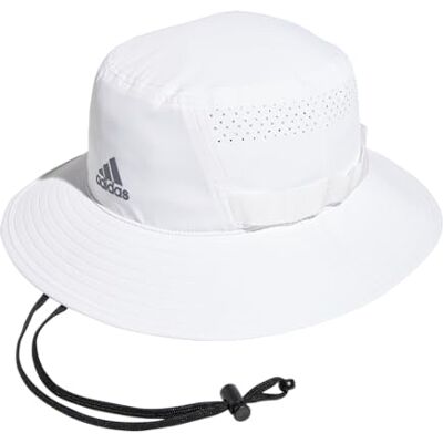 Adidas Men's Victory 4 Bucket Hat, White/Onix Grey, Large-X-Large - Publicité Adidas Men's Victory 4 Bucket Hat, White/Onix Grey, Large-X-Large - Publicité