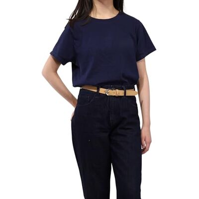 FASHIONGEN Ceinture pour femme en Cuir Italien, fabriqué en France, LUNA Beige, 105 - Publicité FASHIONGEN Ceinture pour femme en Cuir Italien, fabriqué en France, LUNA Beige, 105 - Publicité