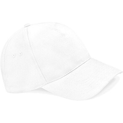 Beechfield Casquette de Baseball Homme taille unique Blanc Blanc Taille unique - Publicité Beechfield Casquette de Baseball Homme taille unique Blanc Blanc Taille unique - Publicité